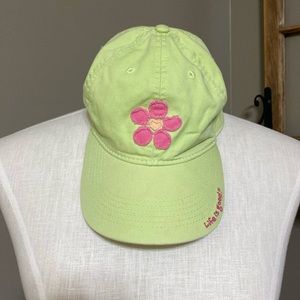 Life is good flower hat
